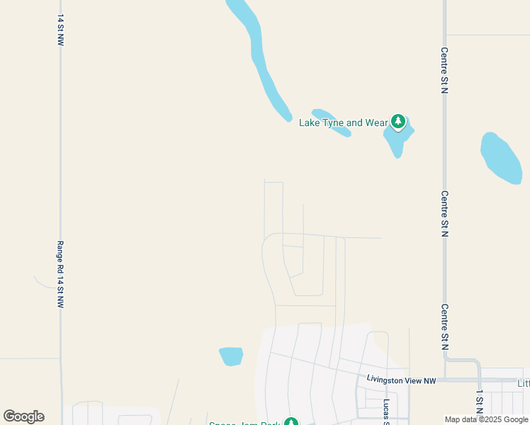map of restaurants, bars, coffee shops, grocery stores, and more near Centre Street North in Balzac