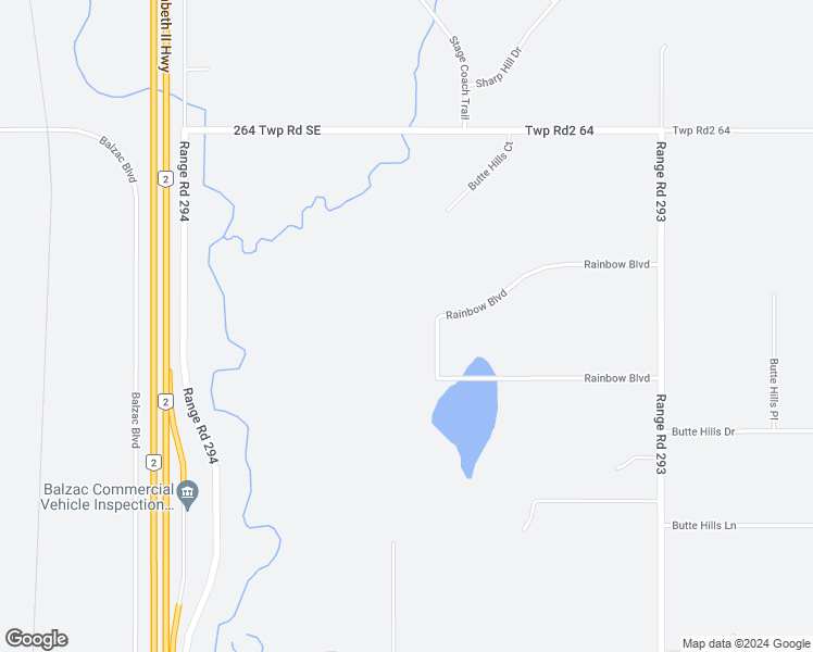 map of restaurants, bars, coffee shops, grocery stores, and more near 22 Rainbow Boulevard in Balzac