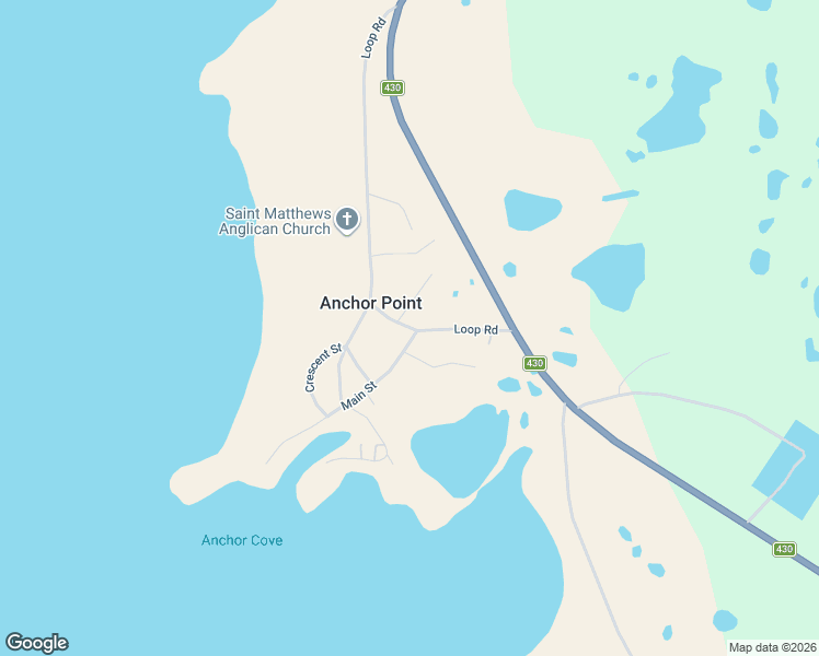 map of restaurants, bars, coffee shops, grocery stores, and more near in Anchor Point