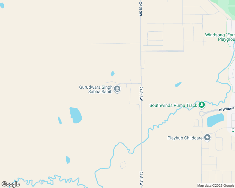 map of restaurants, bars, coffee shops, grocery stores, and more near Dry Creek Bay in Balzac
