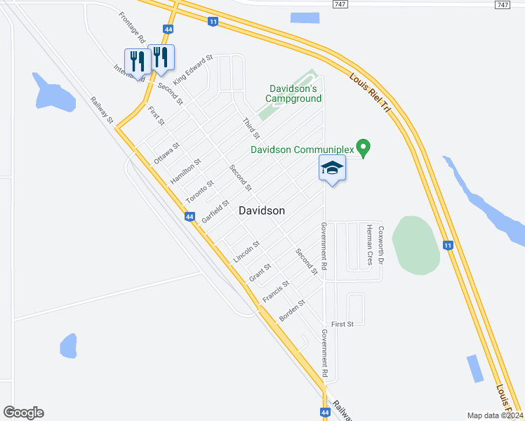 map of restaurants, bars, coffee shops, grocery stores, and more near in Davidson