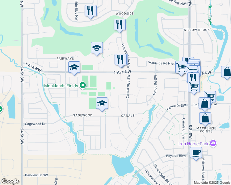 12 Canoe Circle Southwest, Airdrie AB Walk Score