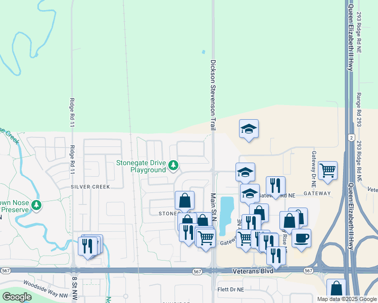 417 Stonegate Road Northwest, Airdrie AB Walk Score