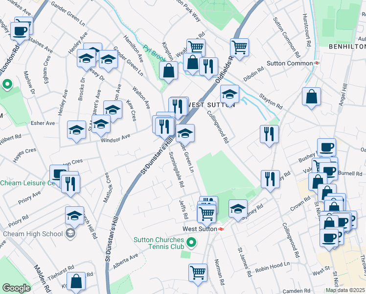 Gander Green Lane, Greater London England Walk Score