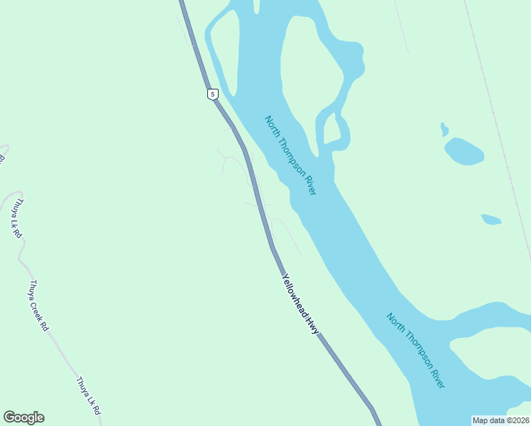 map of restaurants, bars, coffee shops, grocery stores, and more near Webb Road in Thompson-Nicola