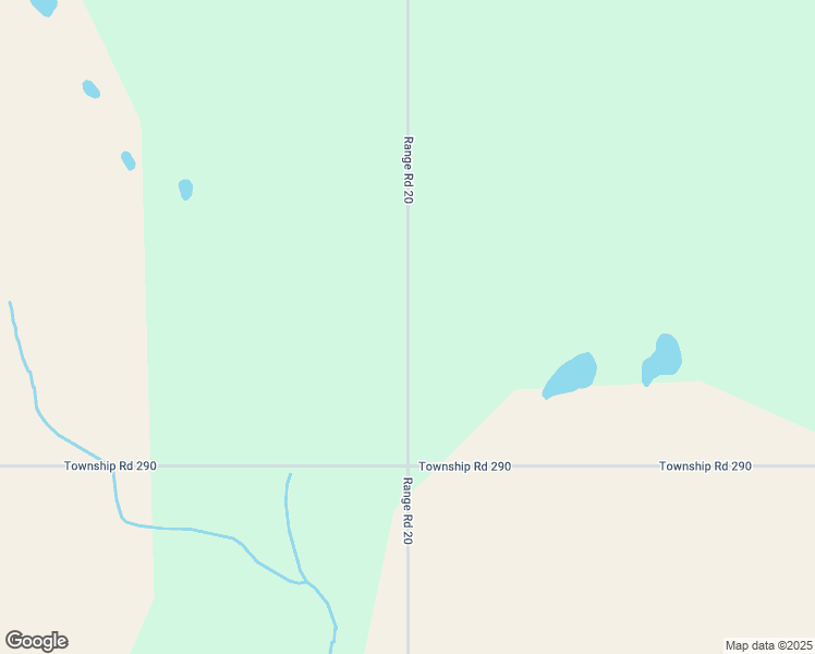 map of restaurants, bars, coffee shops, grocery stores, and more near Range Road 20 in Crossfield
