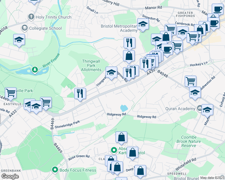 Fishponds Road, Bristol City England Walk Score