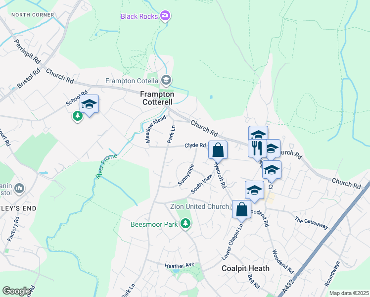 Clyde Road, Frampton Cotterell England Walk Score