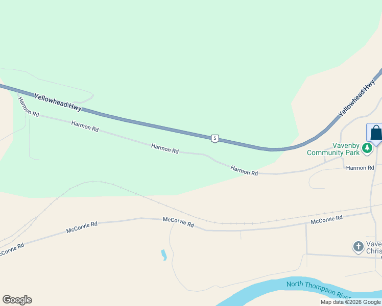 map of restaurants, bars, coffee shops, grocery stores, and more near Harmon Road in Vavenby