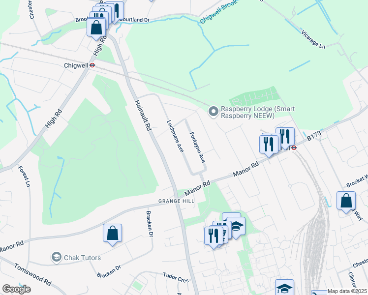 map of restaurants, bars, coffee shops, grocery stores, and more near 31 Lechmere Avenue in Essex