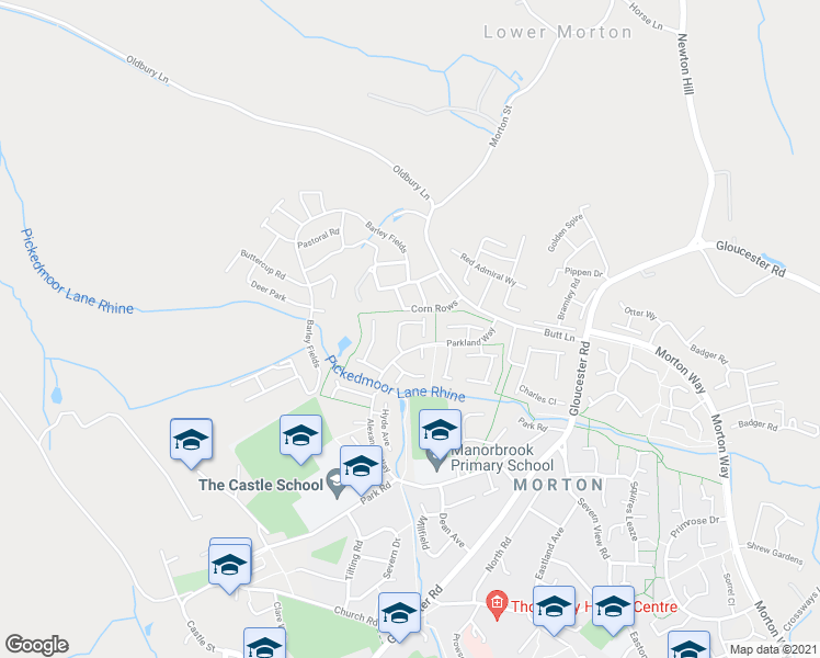 map of restaurants, bars, coffee shops, grocery stores, and more near 40 Queens Walk in Thornbury