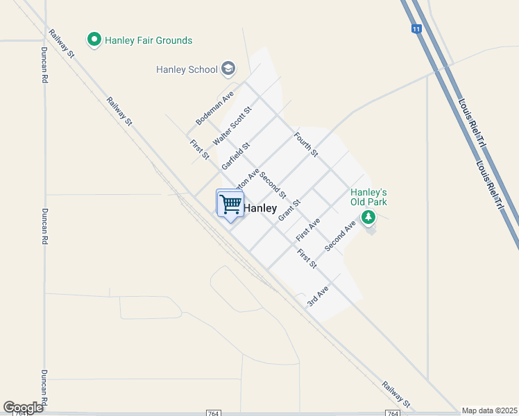 map of restaurants, bars, coffee shops, grocery stores, and more near in Hanley