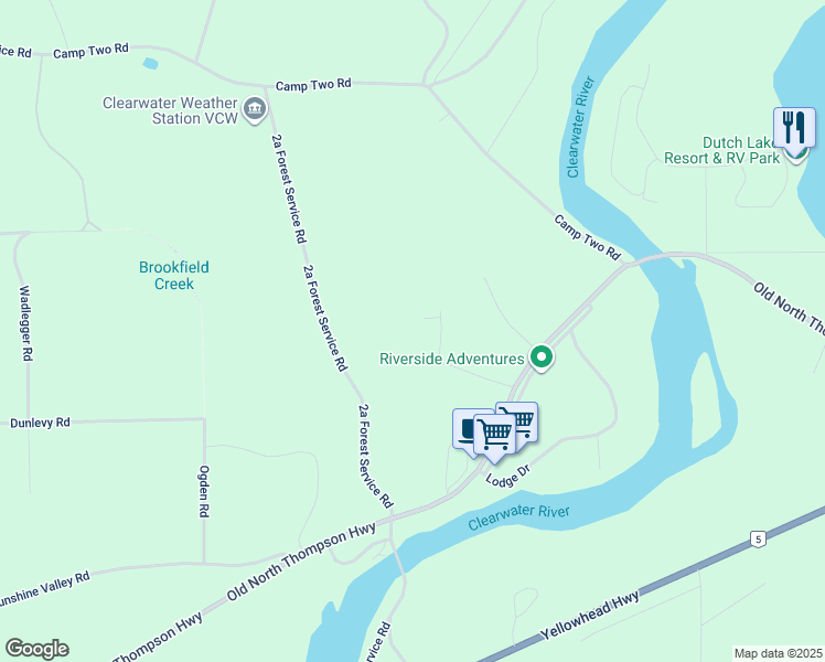 map of restaurants, bars, coffee shops, grocery stores, and more near 97 Mileen Court in Clearwater
