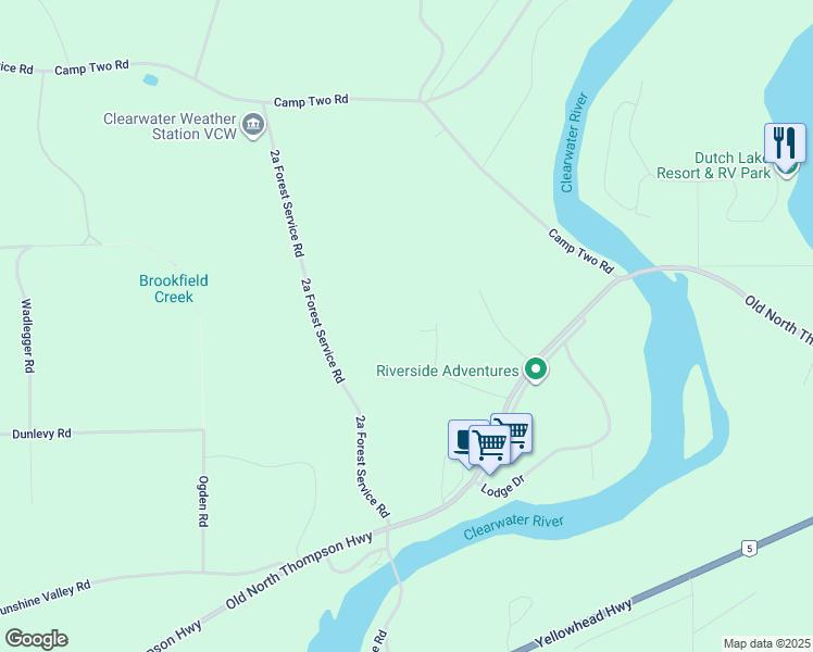 map of restaurants, bars, coffee shops, grocery stores, and more near 97 Mileen Court in Clearwater