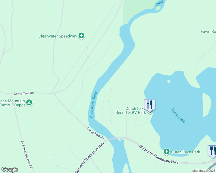 map of restaurants, bars, coffee shops, grocery stores, and more near 357 Dutch Lake Road in Clearwater