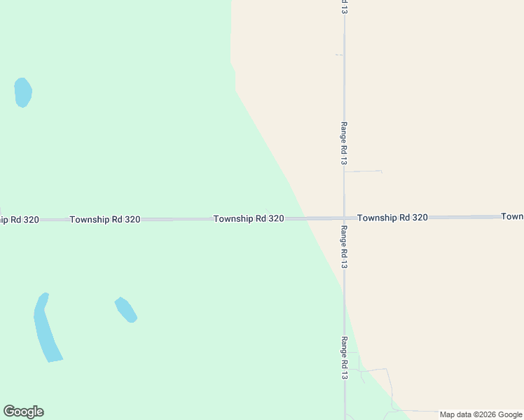 map of restaurants, bars, coffee shops, grocery stores, and more near Township Road 320 in Didsbury