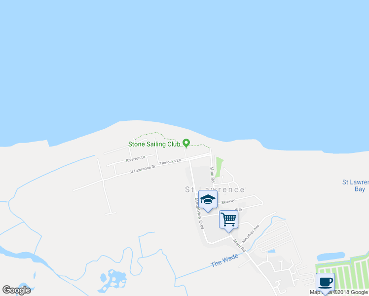 map of restaurants, bars, coffee shops, grocery stores, and more near Tinnocks Ln in Essex