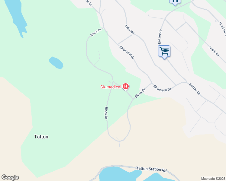 map of restaurants, bars, coffee shops, grocery stores, and more near Block Drive in Cariboo