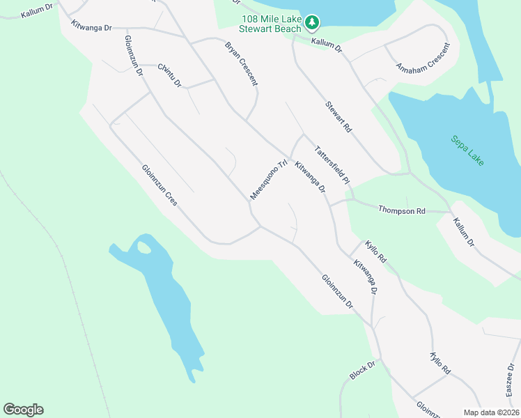 map of restaurants, bars, coffee shops, grocery stores, and more near 4907 Gloinnzun Drive in 100 Mile House