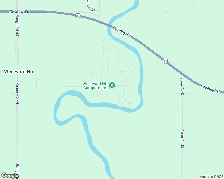 map of restaurants, bars, coffee shops, grocery stores, and more near Highway 27 Range Road 44 in Sundre