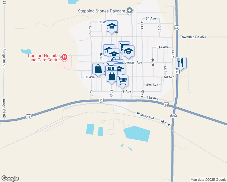 4903 50 Street, Consort AB Walk Score