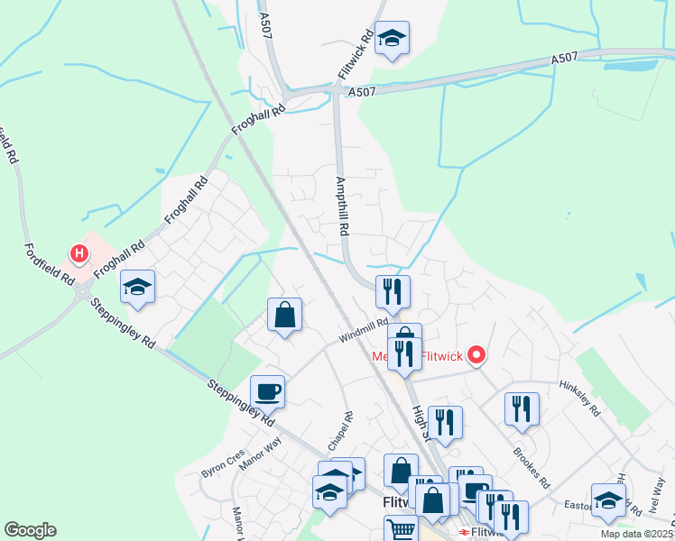 Ampthill Road, Flitwick England Walk Score