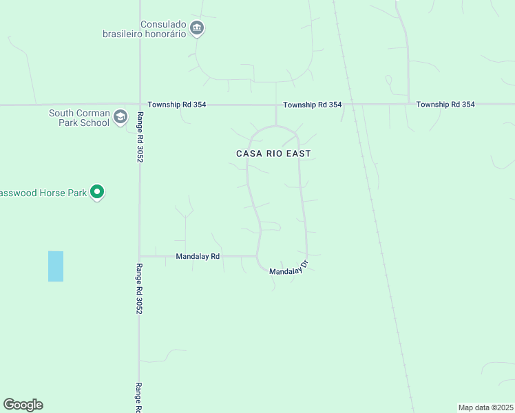 map of restaurants, bars, coffee shops, grocery stores, and more near 38 Mandalay Drive in Clavet