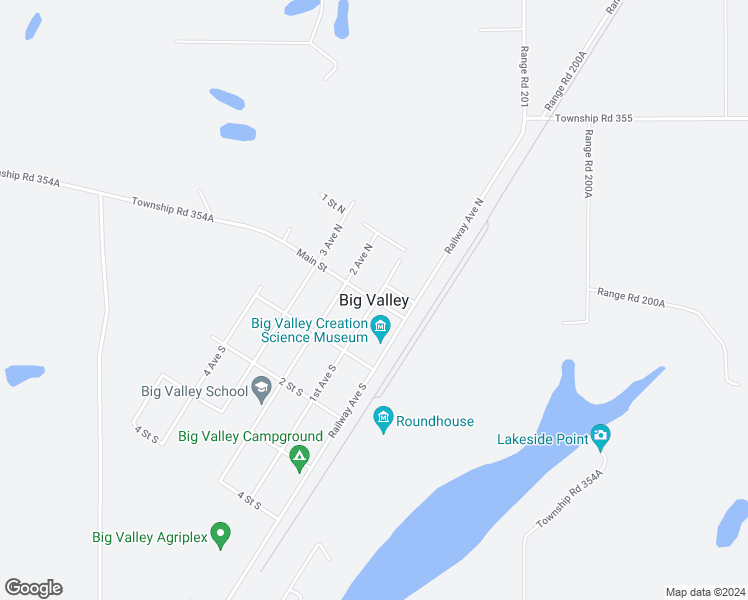 map of restaurants, bars, coffee shops, grocery stores, and more near in Big Valley