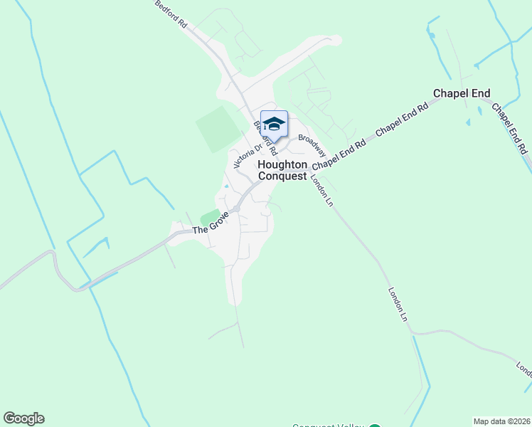 map of restaurants, bars, coffee shops, grocery stores, and more near in Central Bedfordshire