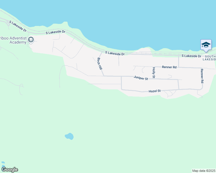 map of restaurants, bars, coffee shops, grocery stores, and more near 1621 Evergreen Street in Williams Lake