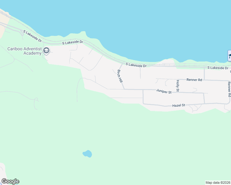 map of restaurants, bars, coffee shops, grocery stores, and more near 1519 Juniper Street in Williams Lake