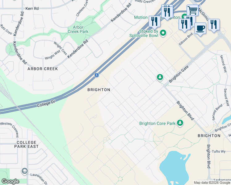 map of restaurants, bars, coffee shops, grocery stores, and more near 535 Germain Way in Martensville