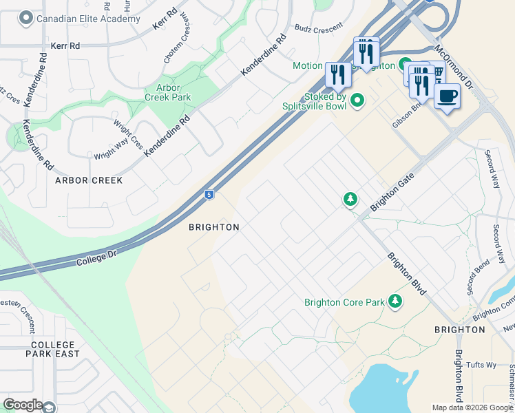 map of restaurants, bars, coffee shops, grocery stores, and more near 535 Germain Way in Martensville