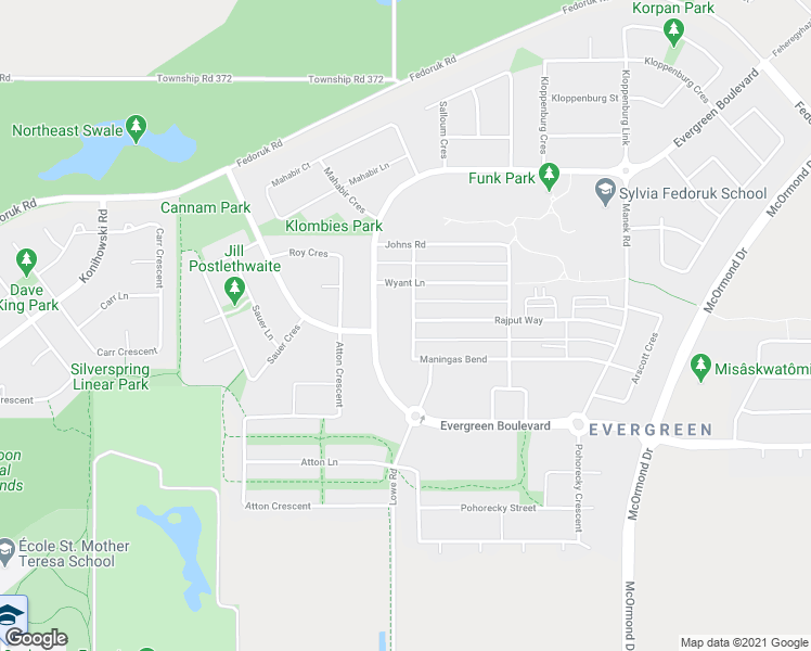 map of restaurants, bars, coffee shops, grocery stores, and more near 147 Maningas Bend in Saskatoon