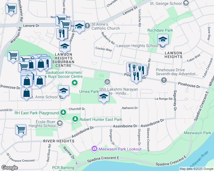 107 La Ronge Road, Saskatoon SK Walk Score