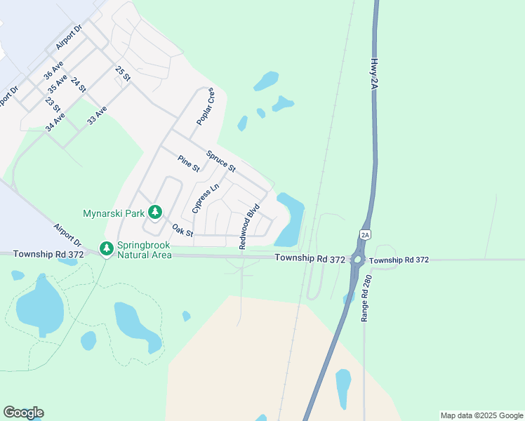 map of restaurants, bars, coffee shops, grocery stores, and more near 150 Red Ash Cove in Springbrook