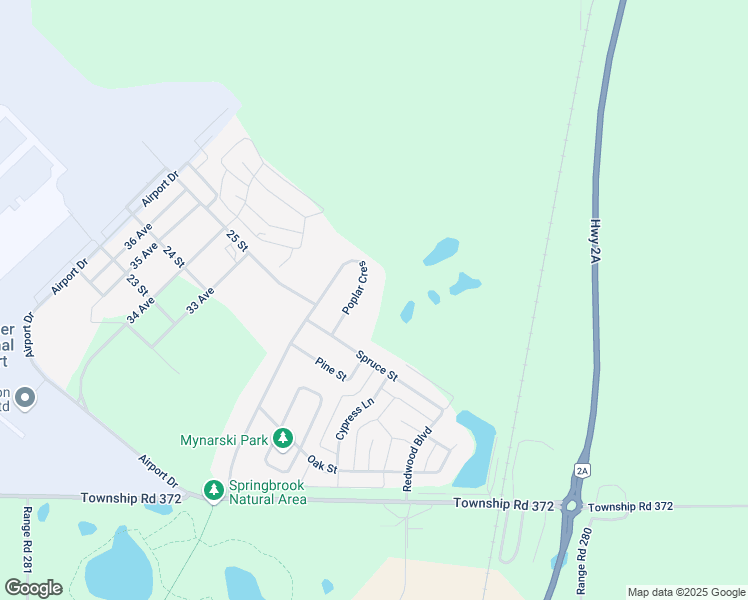 map of restaurants, bars, coffee shops, grocery stores, and more near 41 Poplar Crescent in Springbrook