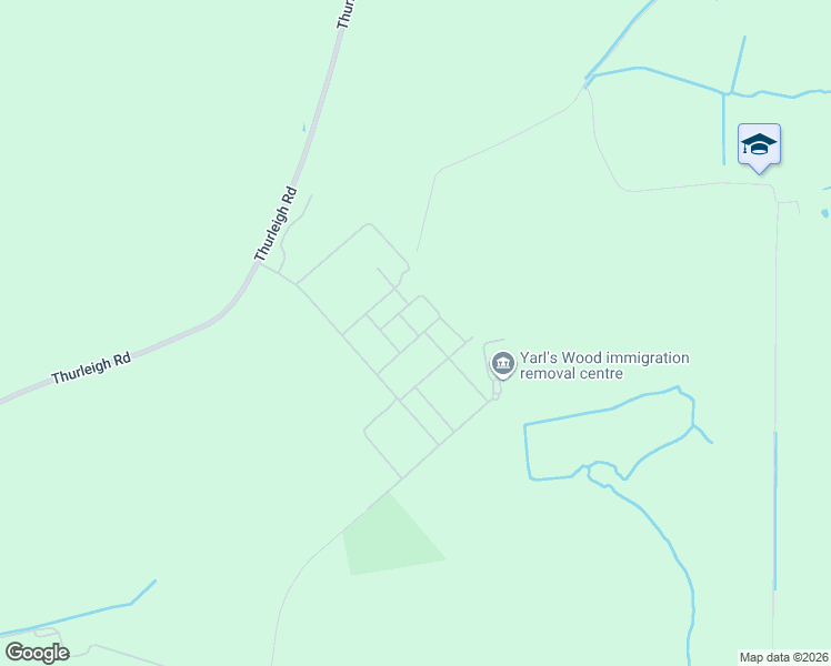 map of restaurants, bars, coffee shops, grocery stores, and more near Thurleigh Road in Milton Ernest