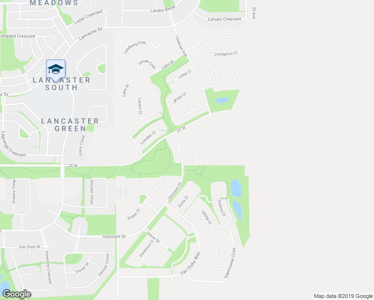 map of restaurants, bars, coffee shops, grocery stores, and more near 803, 339 Viscount Drive in Red Deer