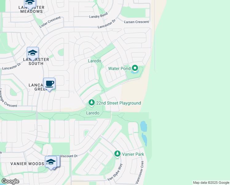 map of restaurants, bars, coffee shops, grocery stores, and more near 803, 339 Viscount Drive in Red Deer