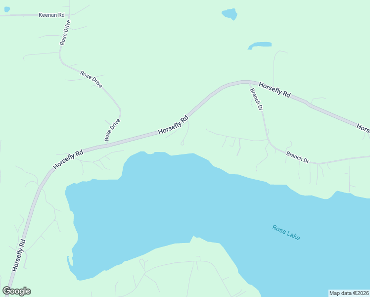 map of restaurants, bars, coffee shops, grocery stores, and more near 3754 Horsefly Road in Horsefly