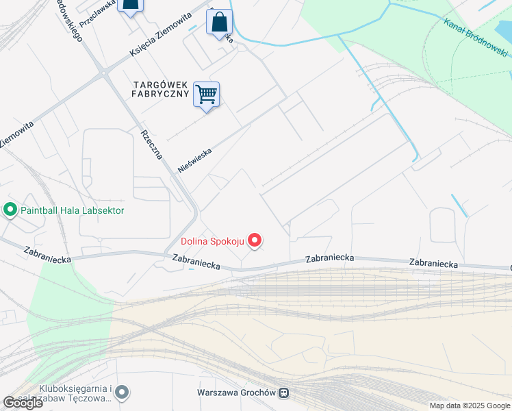 map of restaurants, bars, coffee shops, grocery stores, and more near 14 Matuszewska in Warszawa