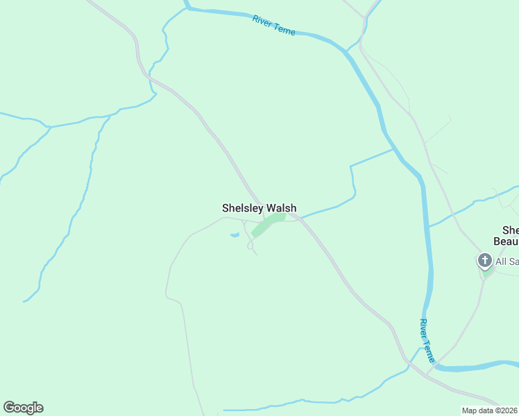map of restaurants, bars, coffee shops, grocery stores, and more near in Shelsley Walsh