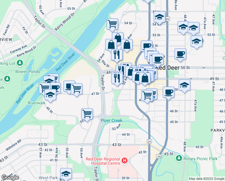 5300 48 Street, Red Deer AB Walk Score