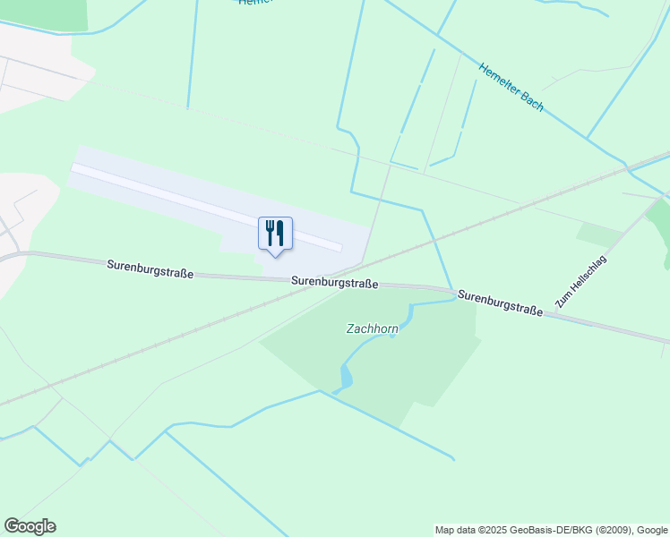 map of restaurants, bars, coffee shops, grocery stores, and more near 341 Surenburgstraße in Rheine