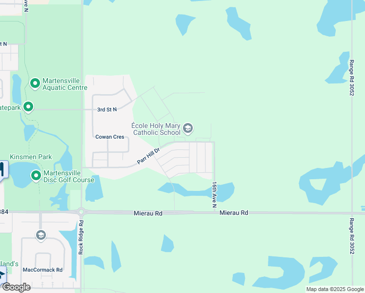 map of restaurants, bars, coffee shops, grocery stores, and more near 1356 Parr Hill Drive in Martensville