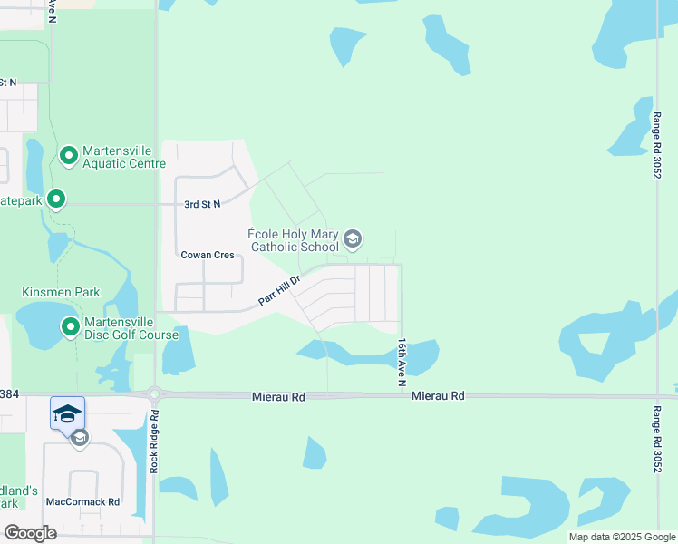 map of restaurants, bars, coffee shops, grocery stores, and more near 1356 Parr Hill Drive in Martensville