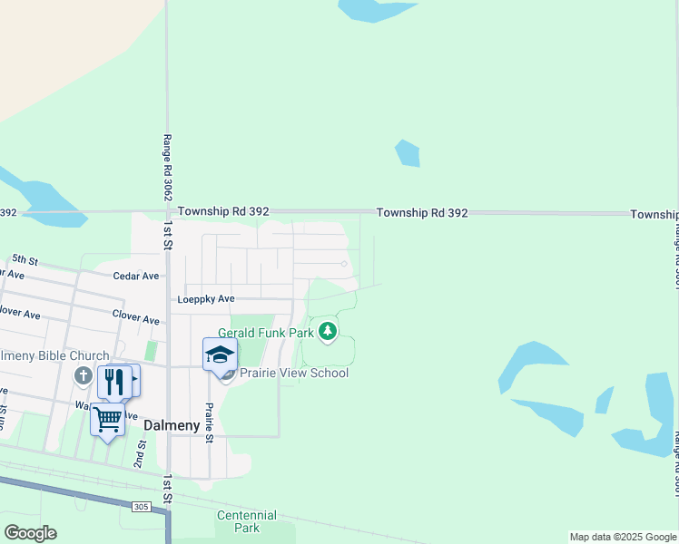 map of restaurants, bars, coffee shops, grocery stores, and more near 109 Victor Heights in Dalmeny