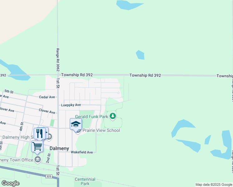 map of restaurants, bars, coffee shops, grocery stores, and more near 109 Victor Heights in Dalmeny