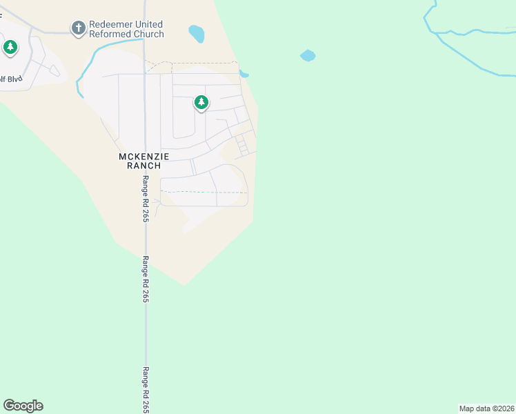 map of restaurants, bars, coffee shops, grocery stores, and more near 71 Mackenzie Ranch Way in Lacombe